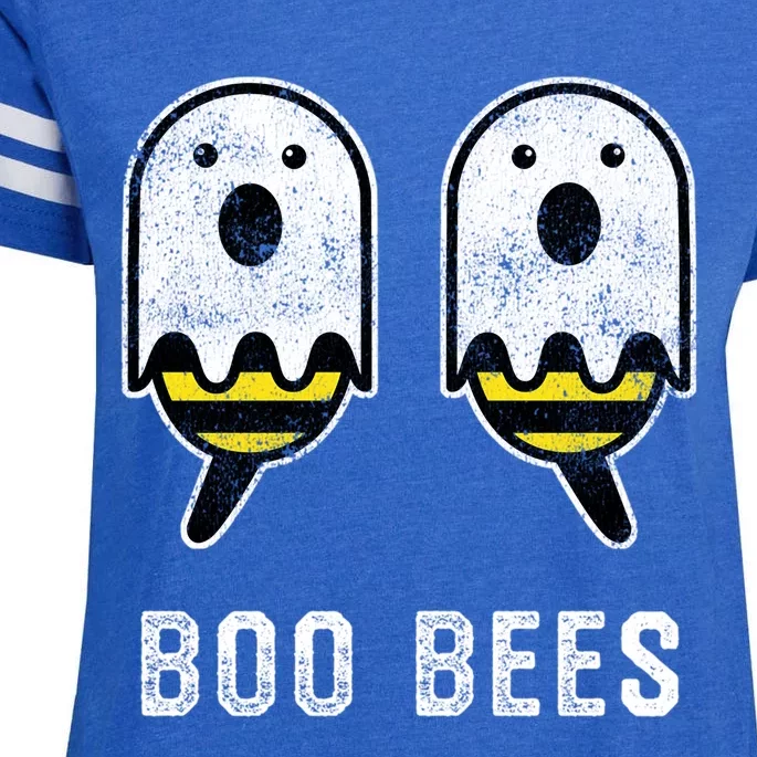 Boobees Halloween Costume Boobs Boo Bees Gift Enza Ladies Jersey Football T-Shirt