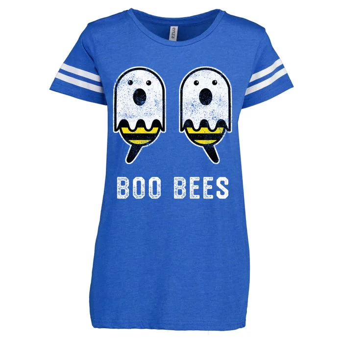 Boobees Halloween Costume Boobs Boo Bees Gift Enza Ladies Jersey Football T-Shirt