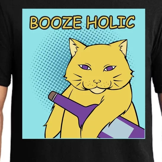 Booze Holic Cat Pajama Set