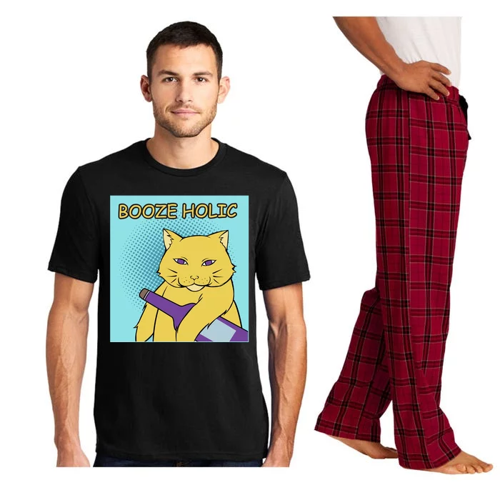 Booze Holic Cat Pajama Set