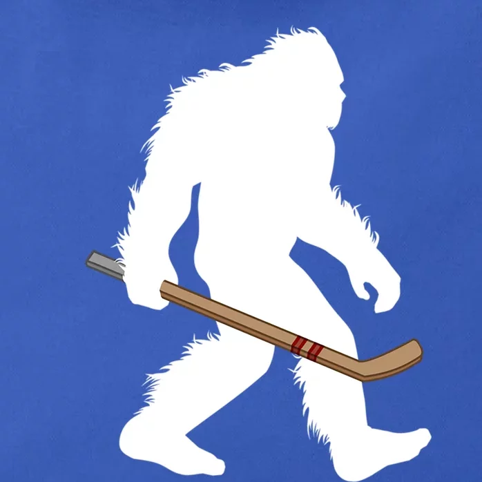 Bigfoot Hockey Cryptid Sasquatch Sport Player Gift Zip Tote Bag