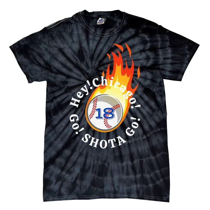 Baseball. Hey! Chicago!. Go! Shota Go! Imanaga Tie-Dye T-Shirt