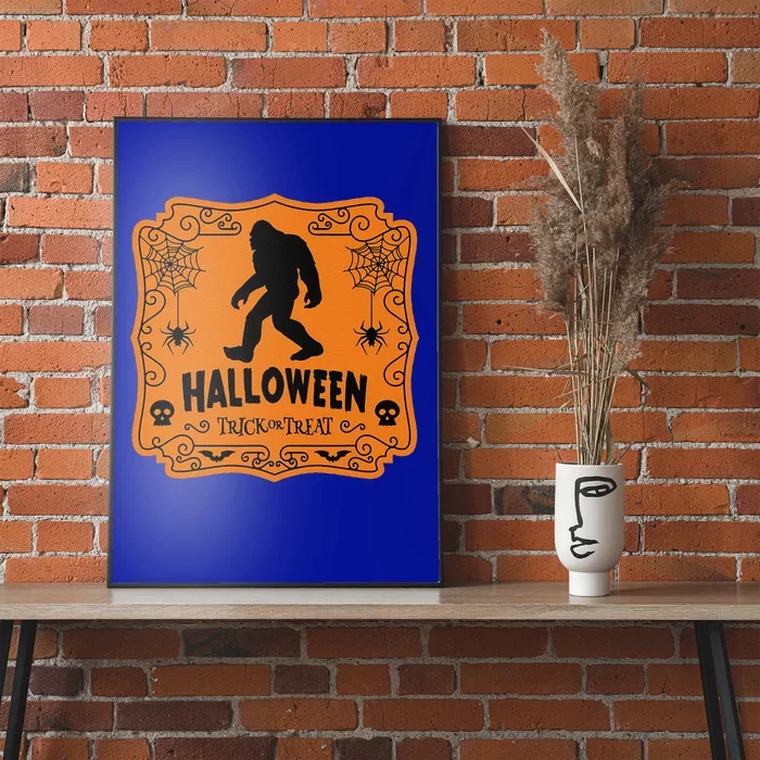 Bigfoot Halloween Costume Trick Or Treat Sasquatch Poster