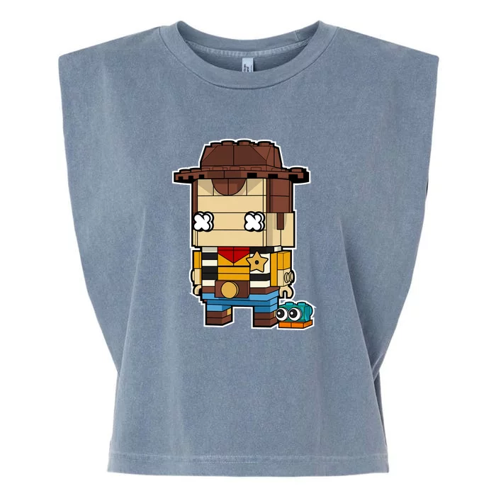 Brick Head Cowboy Woody Garment-Dyed Women's Muscle Tee