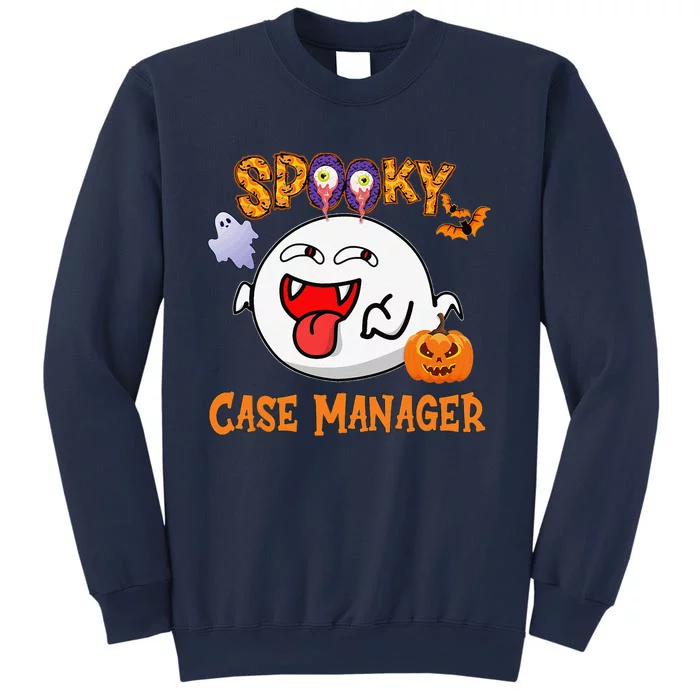 Boo Halloween Costume Spooky Case Manager Sweatshirt