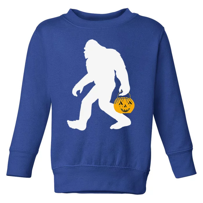 Bigfoot Halloween Costume Design Funny Toddler Sweatshirt