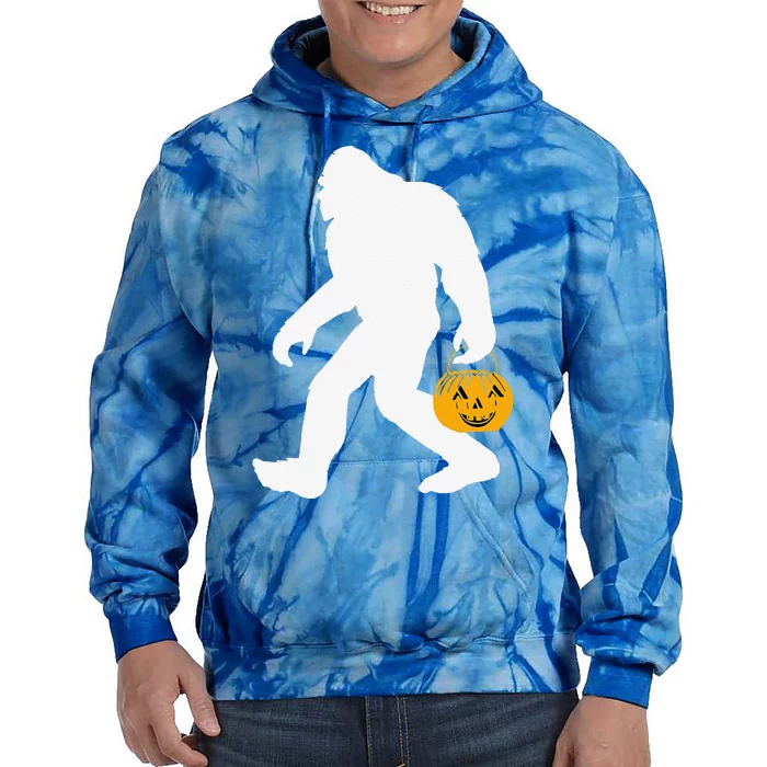 Bigfoot Halloween Costume Design Funny Tie Dye Hoodie