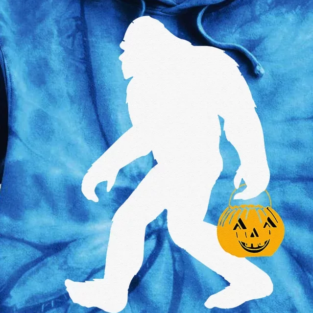 Bigfoot Halloween Costume Design Funny Tie Dye Hoodie