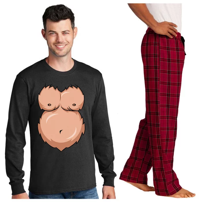 Bigfoot Halloween Costume For Sasquatch Long Sleeve Pajama Set