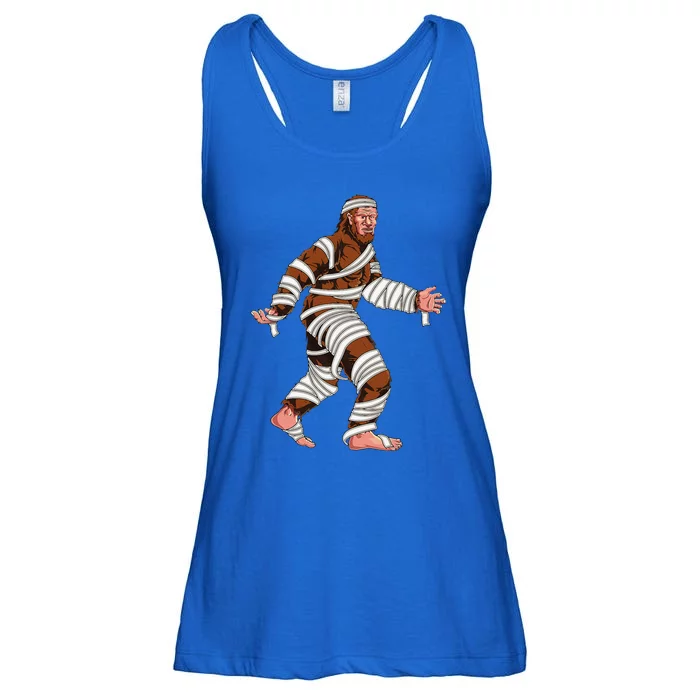 Bigfoot Halloween Costume Idea Sasquatch Mummy Spooky Yeti Cute Ladies Essential Flowy Tank