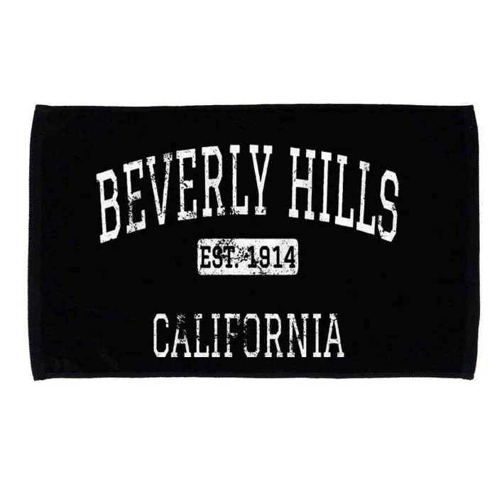 Beverly Hills California Ca Vintage Microfiber Hand Towel