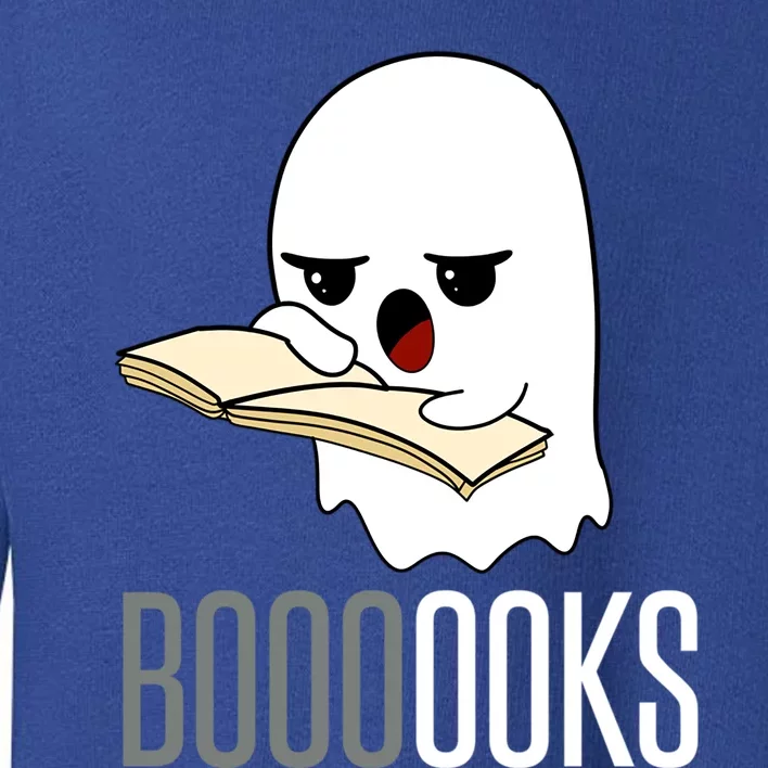 Booooks Halloween Cute Ghost Reading Books Cool Gift Toddler Sweatshirt