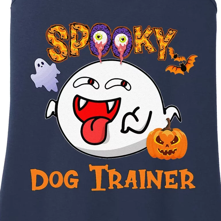 Boo Halloween Costume Spooky Dog Trainer Ladies Essential Tank