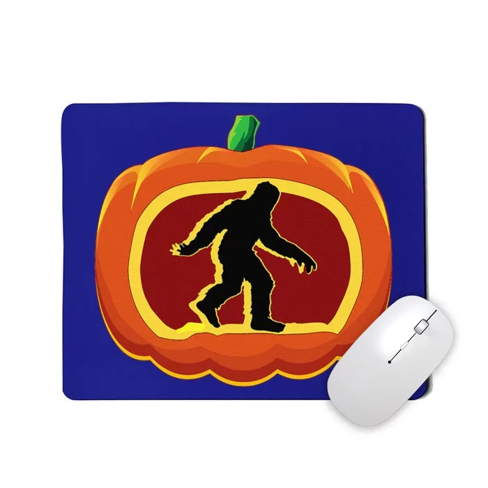 Bigfoot Halloween Costume Idea Sasquatch Pumpkin Yeti Gift Mousepad