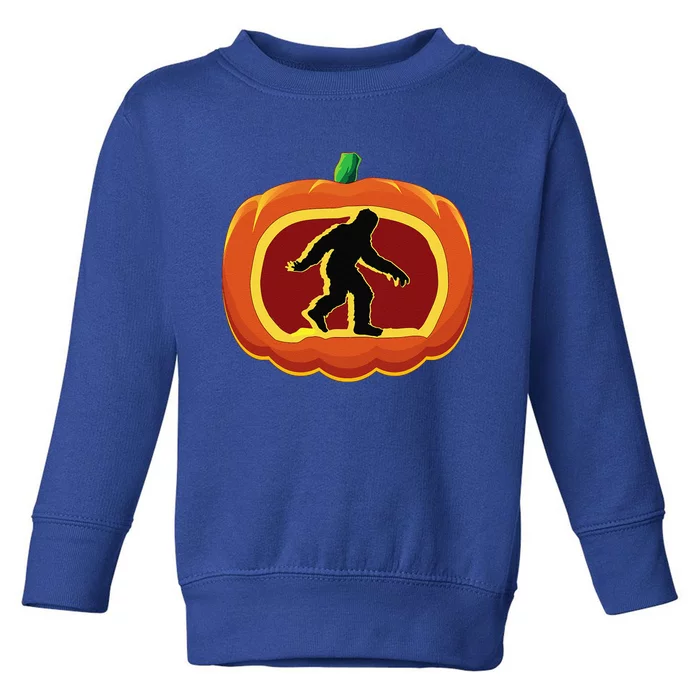 Bigfoot Halloween Costume Idea Sasquatch Pumpkin Yeti Gift Toddler Sweatshirt