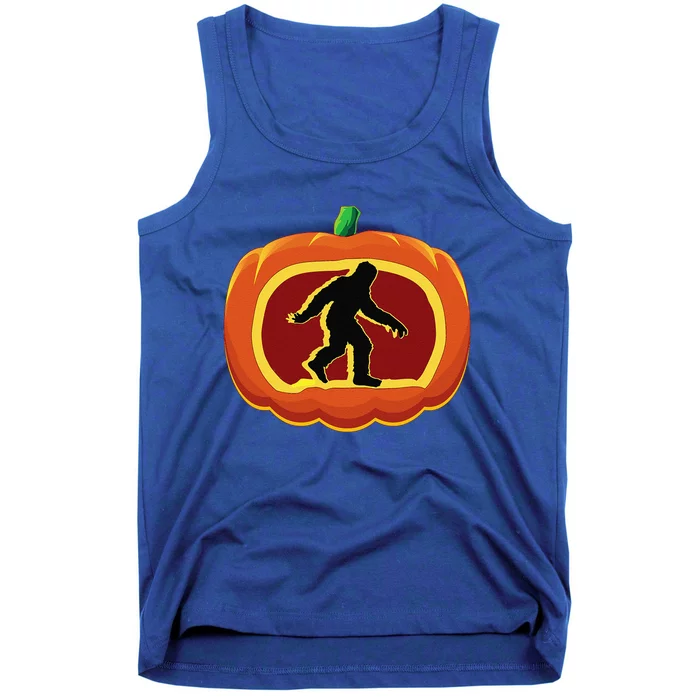 Bigfoot Halloween Costume Idea Sasquatch Pumpkin Yeti Gift Tank Top