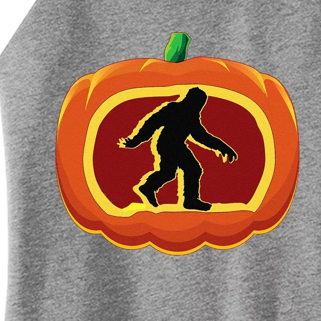 Bigfoot Halloween Costume Idea Sasquatch Pumpkin Yeti Gift Women’s Perfect Tri Rocker Tank