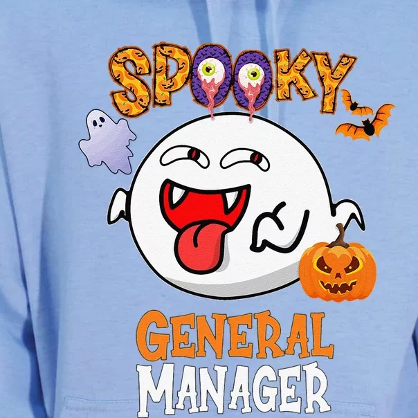 Boo Halloween Costume Spooky General Manager Unisex Surf Hoodie