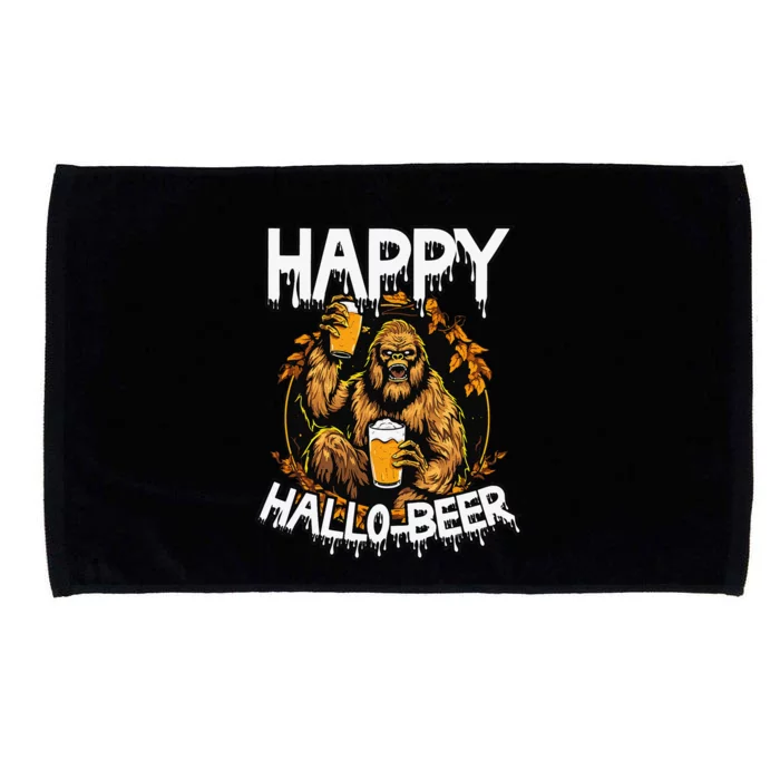 Bigfoot Halloween Costume Sasquatch Beer Trick Or Treat Microfiber Hand Towel