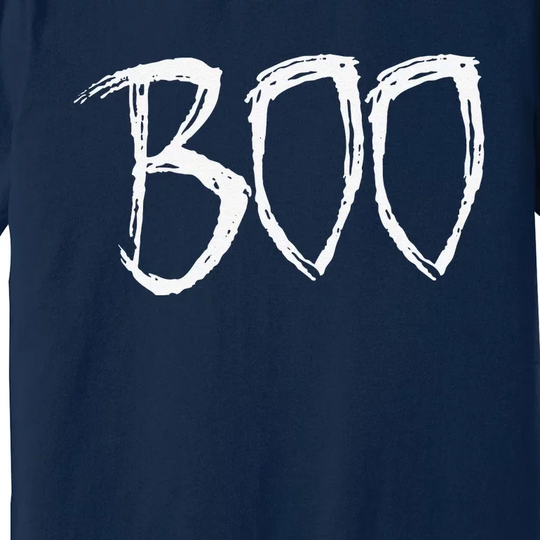 Boo Halloween Costume Spooky Lazy Funny Gift Premium T-Shirt