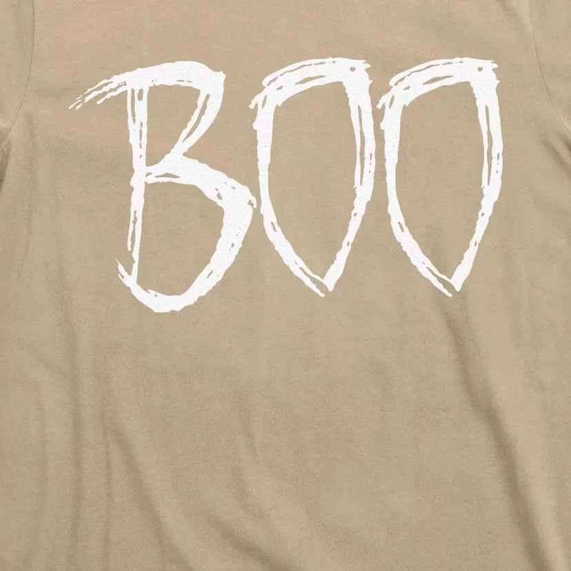 Boo Halloween Costume Spooky Lazy Funny Gift T-Shirt