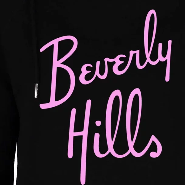 Beverly Hills California Hotel Souvenir Valley Girl Pride CA Womens Funnel Neck Pullover Hood