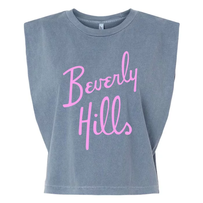 Beverly Hills California Hotel Souvenir Valley Girl Pride CA Garment-Dyed Women's Muscle Tee