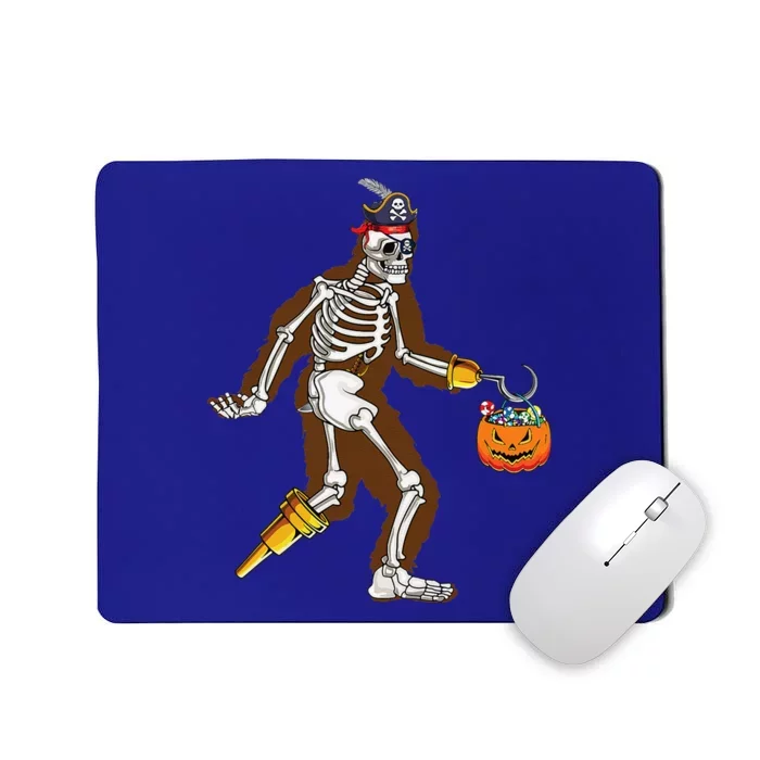 Bigfoot Halloween Costume Sasquatch Skeleton Pirate Yeti Gift Mousepad