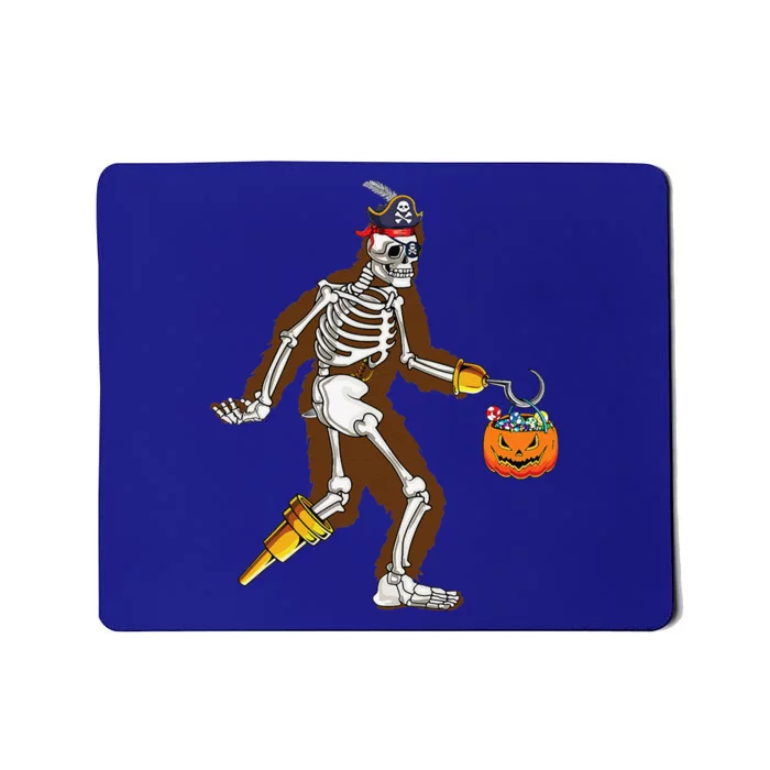 Bigfoot Halloween Costume Sasquatch Skeleton Pirate Yeti Gift Mousepad