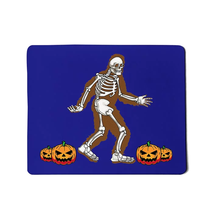 Bigfoot Halloween Costume Sasquatch Skeleton Spooky Yeti Funny Mousepad