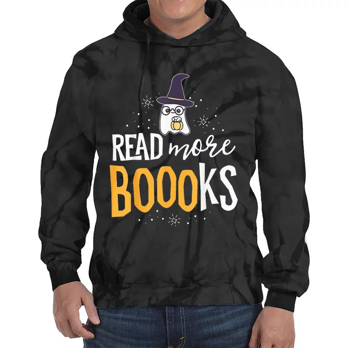 Bookworm Halloween Costume for Literature Lovers Tie Dye Hoodie