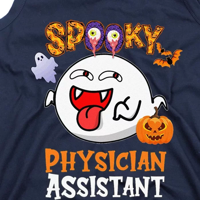 Boo Halloween Costume Spooky Physician Assistant Tank Top