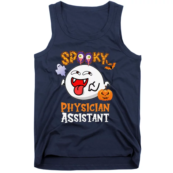 Boo Halloween Costume Spooky Physician Assistant Tank Top