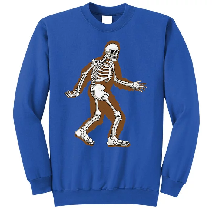 Bigfoot Halloween Costume Sasquatch Skeleton Spooky Yeti Sweatshirt