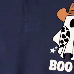 Boo Haw Country Ghost Funny Halloween Softstyle Adult Sport Polo