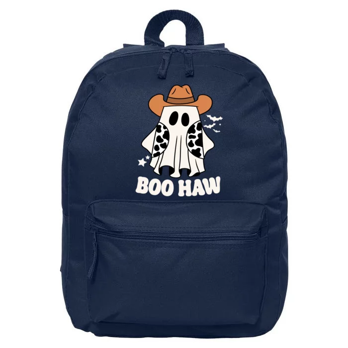 Boo Haw Country Ghost Funny Halloween 16 in Basic Backpack