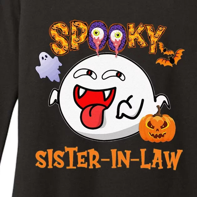 Boo Halloween Costume Spooky Sisterinlaw Womens CVC Long Sleeve Shirt