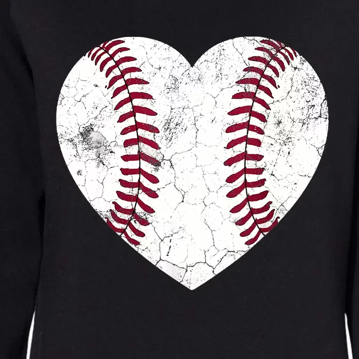 Baseball Heart Cute Mom Dad Brother Sister Family Baseball Womens California Wash Sweatshirt