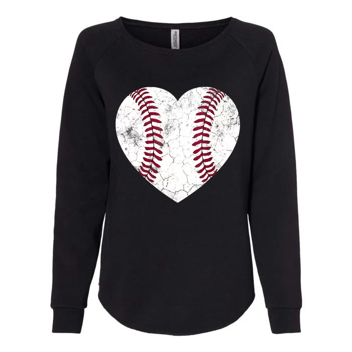 Baseball Heart Cute Mom Dad Brother Sister Family Baseball Womens California Wash Sweatshirt