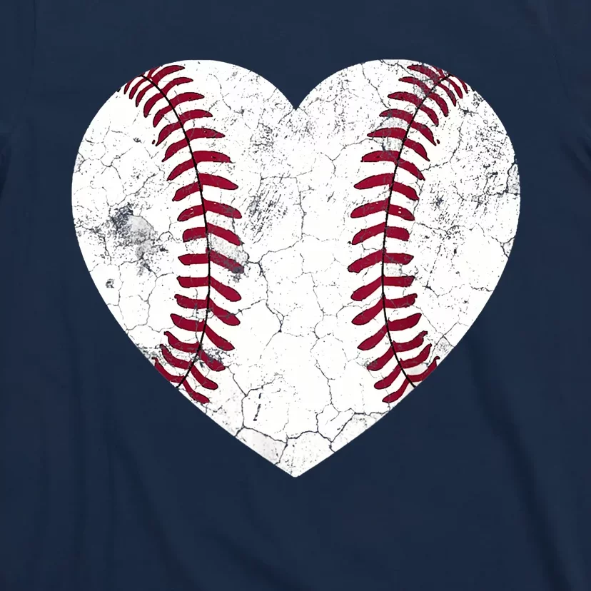 Baseball Heart Cute Mom Dad Brother Sister Family Baseball T-Shirt