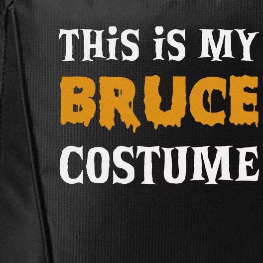 Bruce Halloween Costume Funny City Backpack