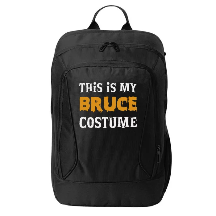 Bruce Halloween Costume Funny City Backpack