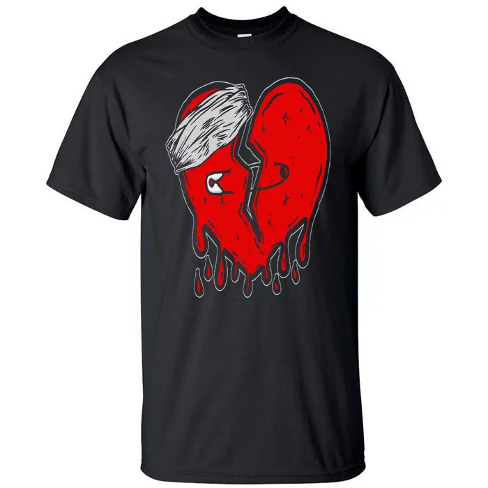 Broken Heart Cute Heartbroken Love Tall T-Shirt