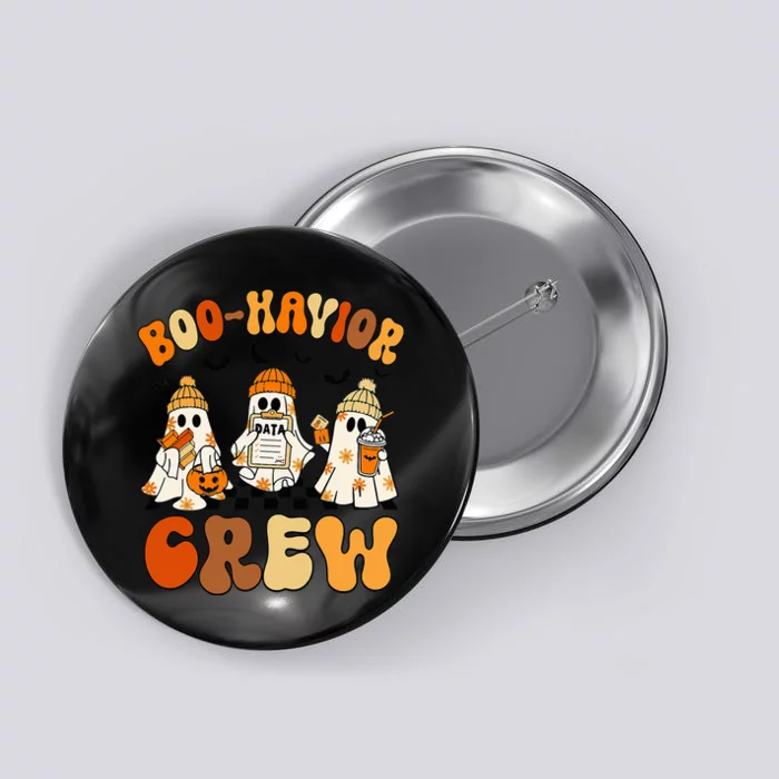 Boo Havior Crew Behavior Analyst Halloween Aba Rbt Button