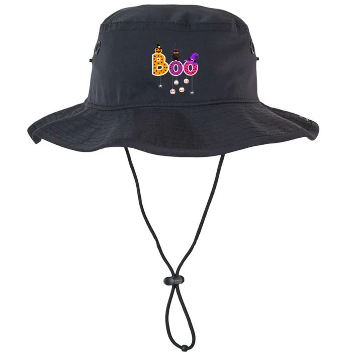 Boo Halloween Costume Spiders Ghosts Pumkin & Witch Hat Legacy Cool Fit Booney Bucket Hat