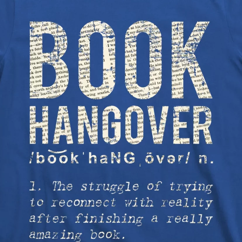 Book Hangover Cute Gift For Book Lovers Book Worm T-Shirt