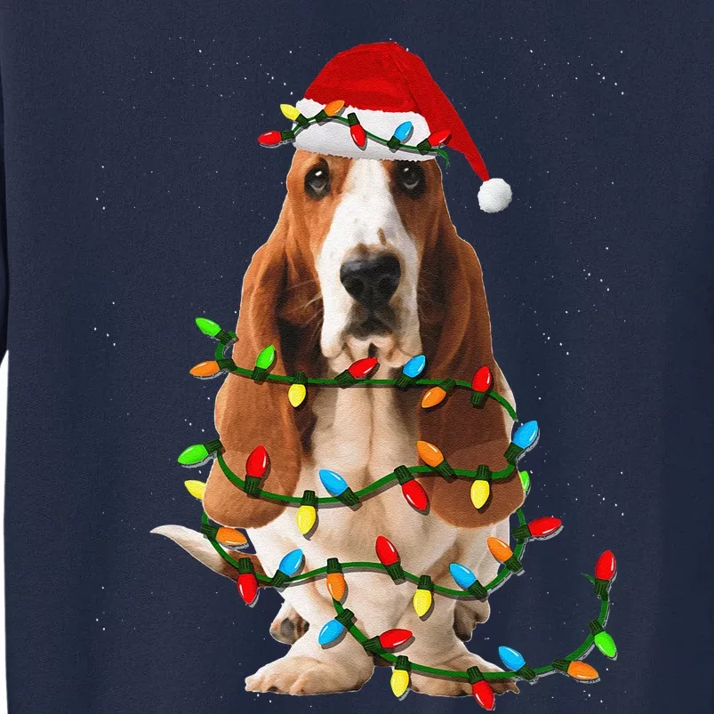 Basset Hound Christmas Funny Basset Hound Dog Lovers Gift Tall Sweatshirt