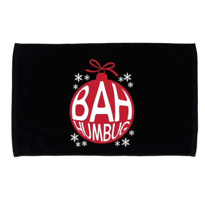 Bah Humbug Christmas Ornats Decoration Snowflakes Xmas Gift Microfiber Hand Towel