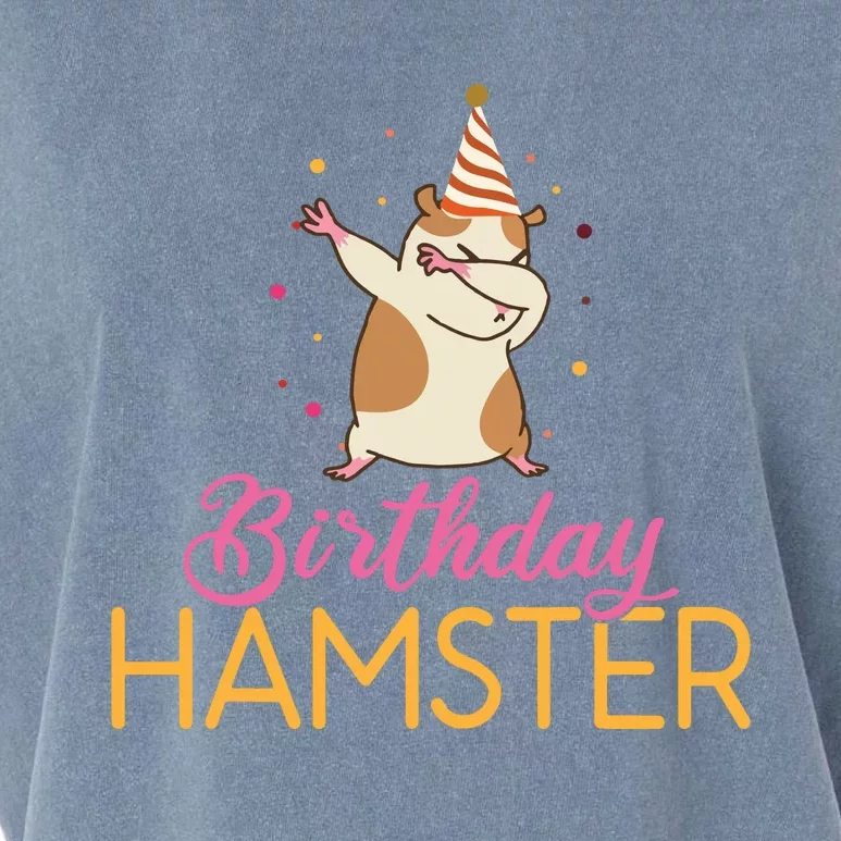 Birthday Hamster Cute Hamster Lover Garment-Dyed Women's Muscle Tee