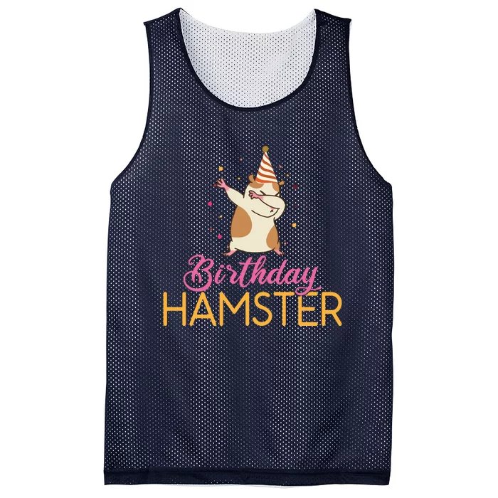 Birthday Hamster Cute Hamster Lover Mesh Reversible Basketball Jersey Tank